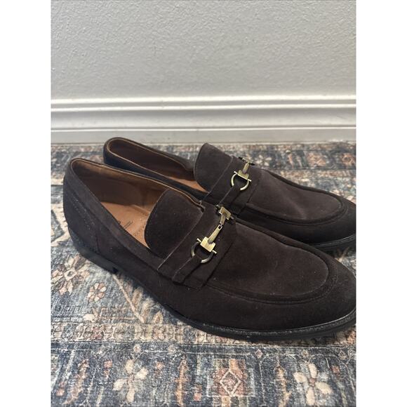 Aldo Suede Leather Brown Color Comfort Driving Loafers Men's Size 13 NEW - Picture 3 of 6